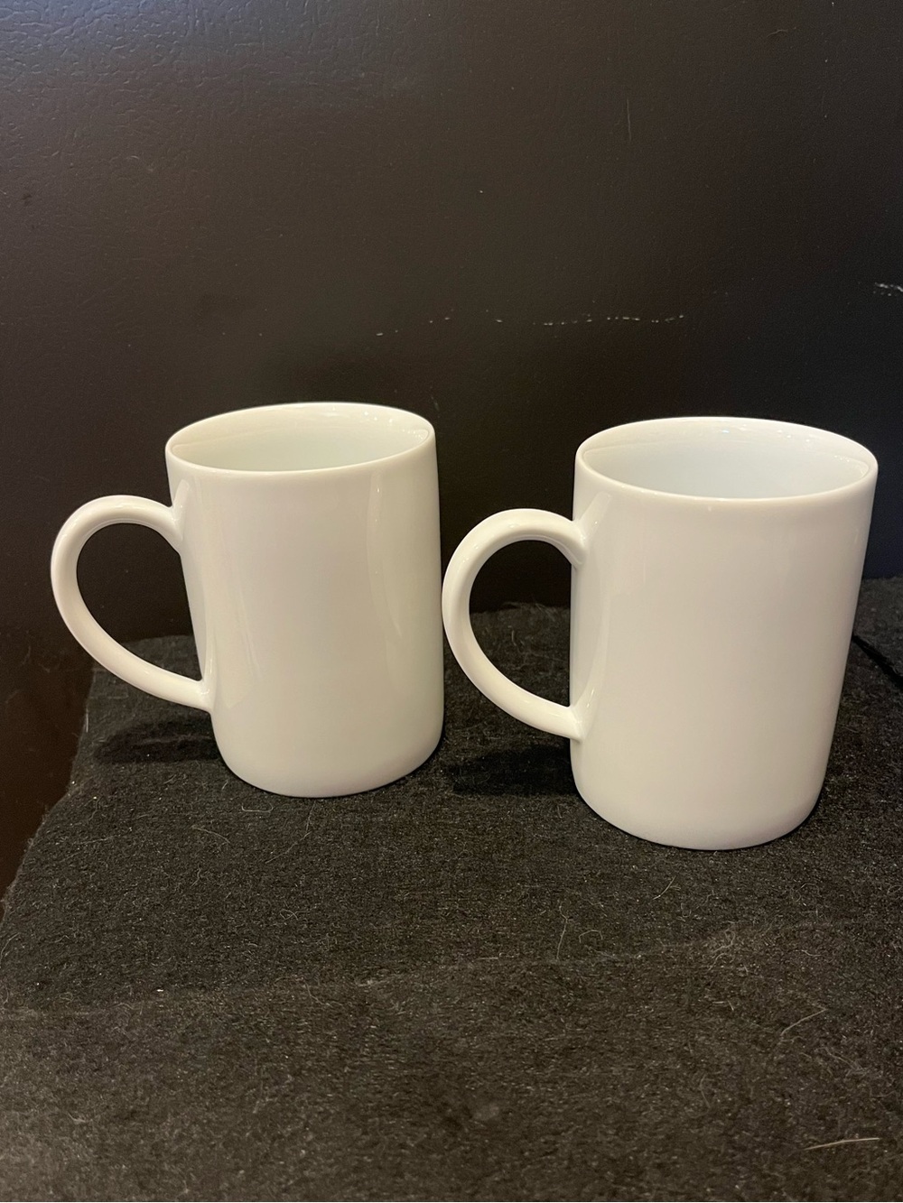 Crate & Barrel White Coffee Mug - Set of 2 - Picture 2 of 11